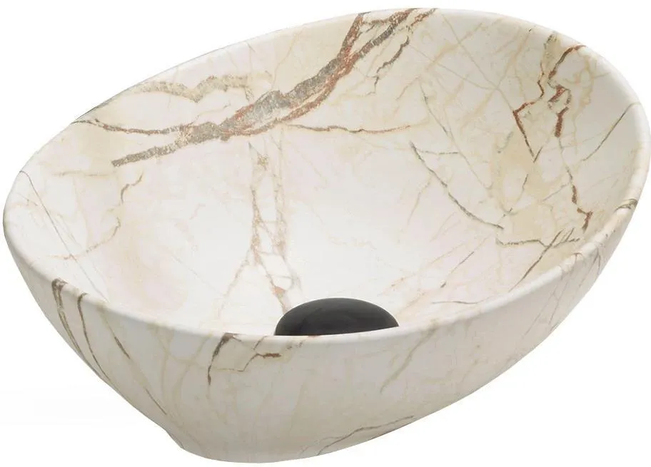 Mexen keraamiline valamu Elza 40x33 beige stone