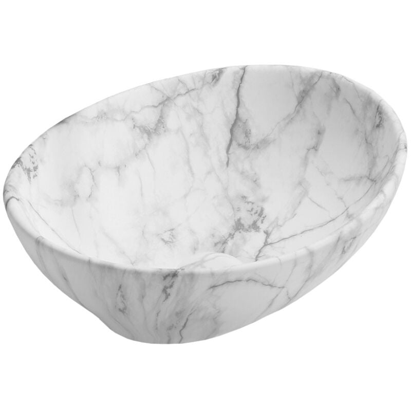 Mexen keraamiline valamu Elza 40x33 white stone 3