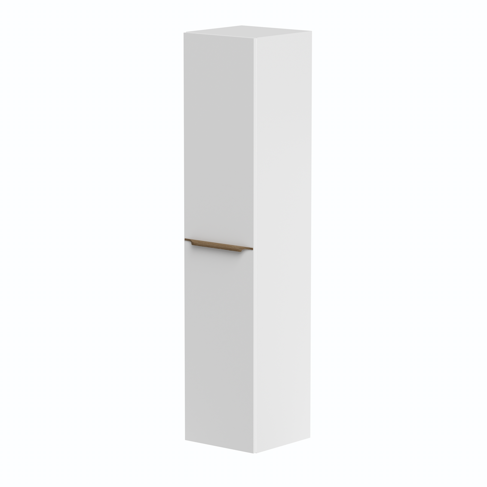 Kame Amber kõrge kapp valge matt Grey oak