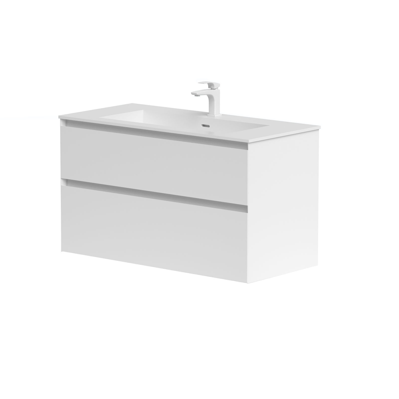 Kame valamukapp Loft 100 valge matt 1 BU 10 3DR D02 LFT