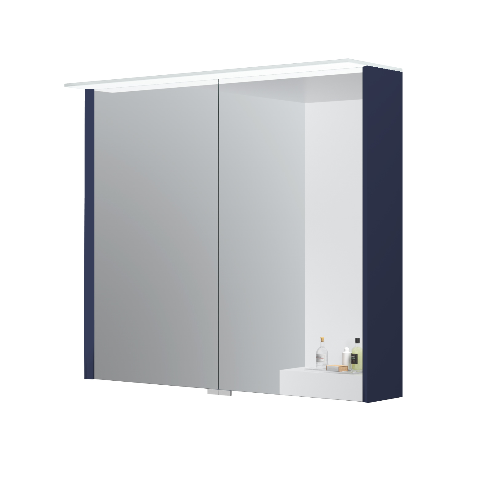 Kame peegelkapp Loft Dark Blue 80cm