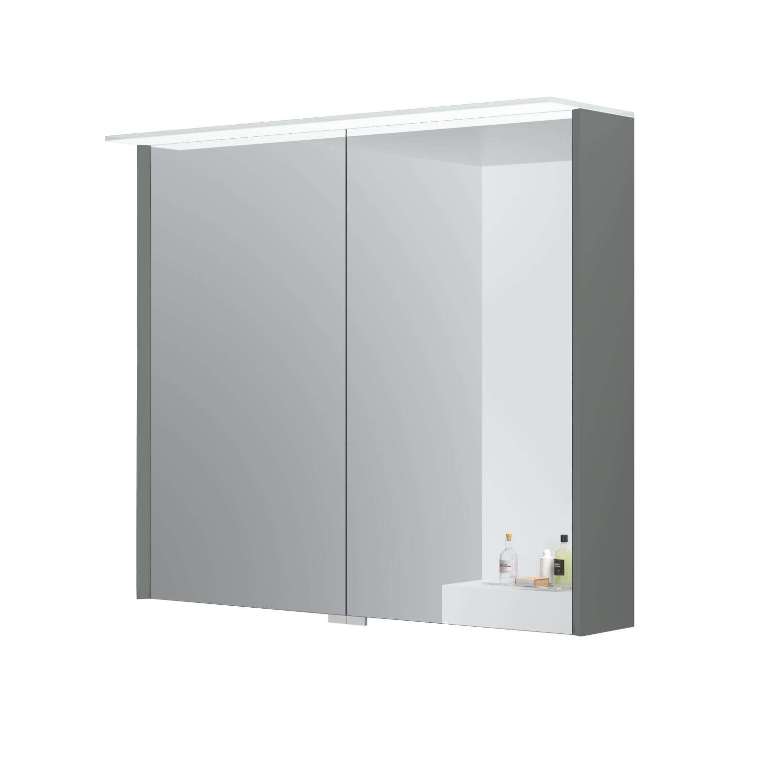 Kame peegelkapp Loft Grey Stone 80cm