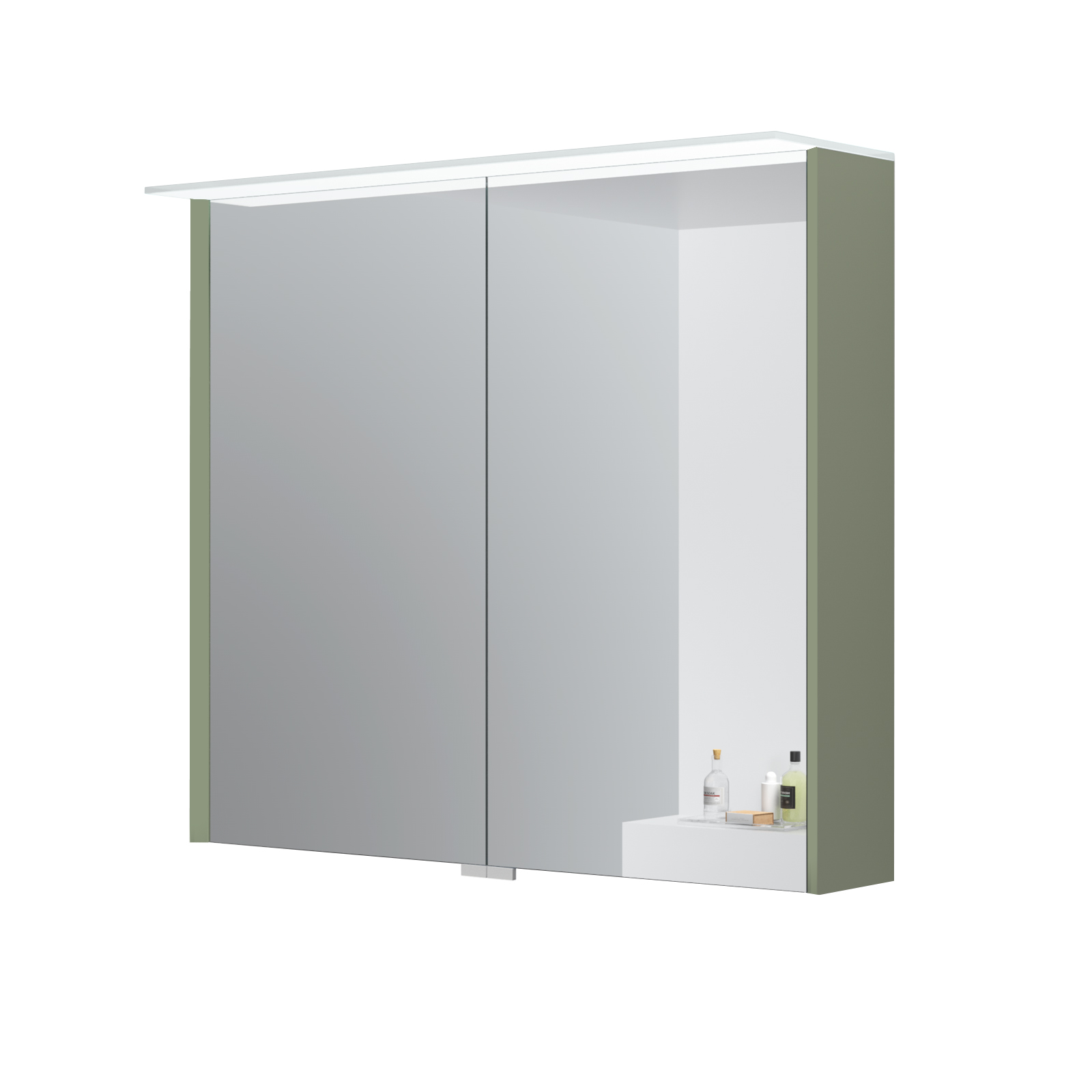 Kame peegelkapp Loft Savannah Green 80cm