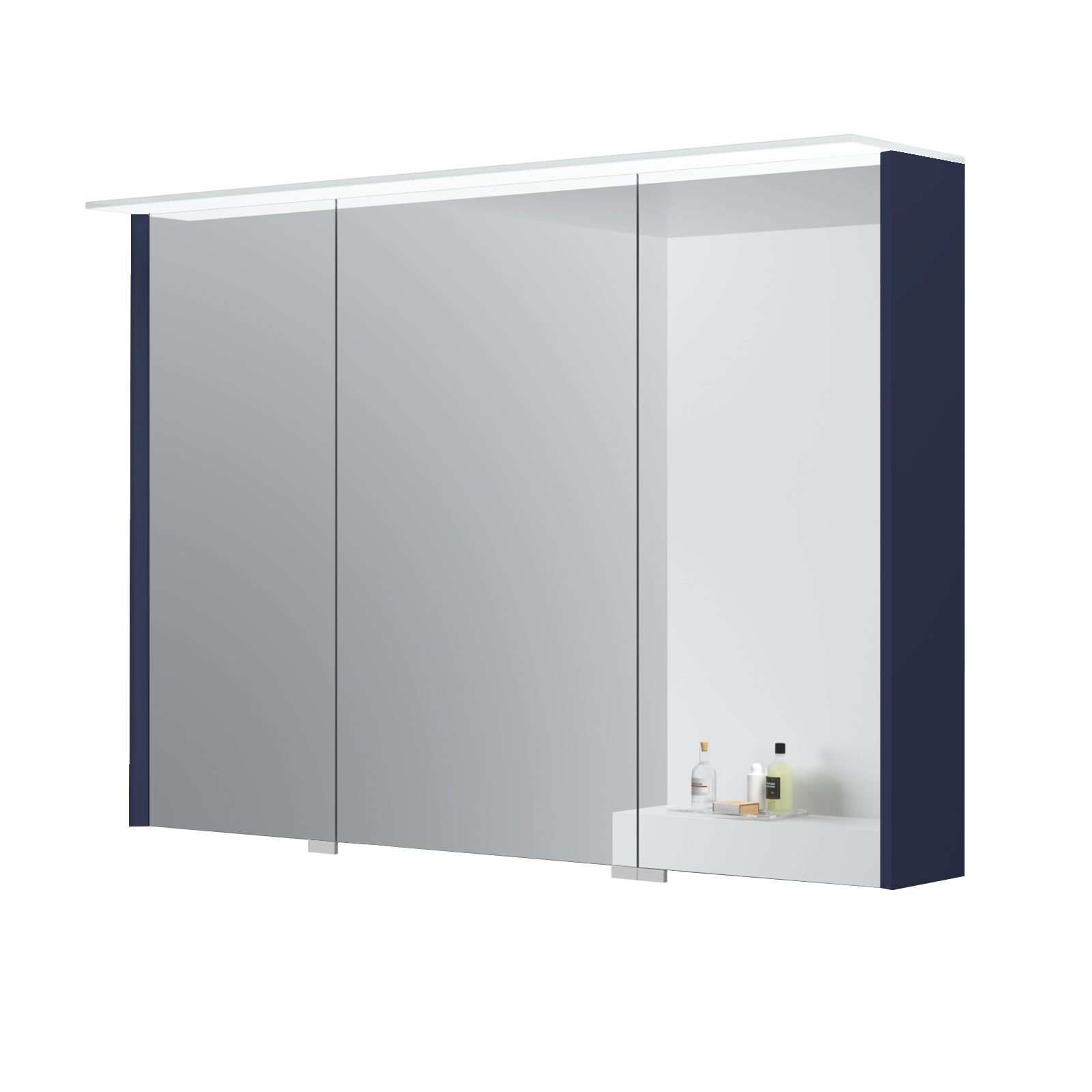 Kame peegelkapp Loft Dark Blue 100cm