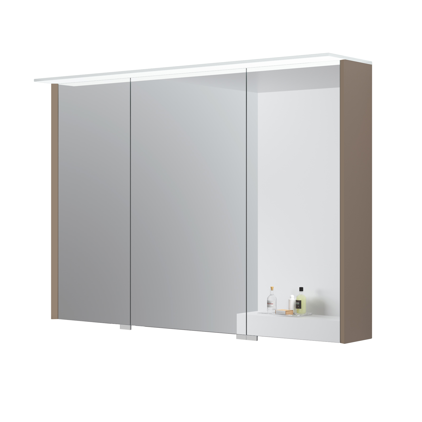 Kame peegelkapp Loft Cocoa Brown 100cm