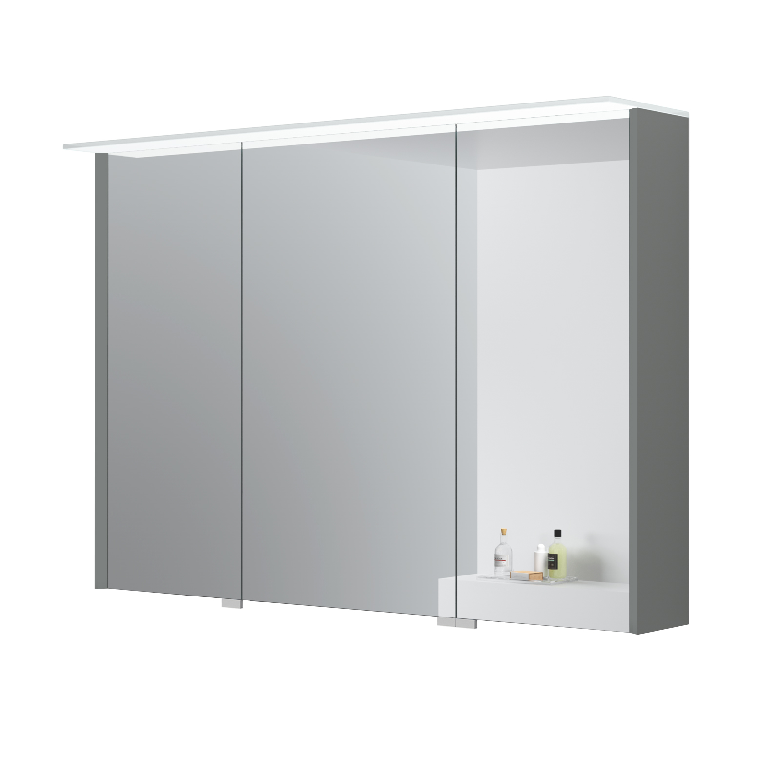 Kame peegelkapp Loft Grey Stone 100cm