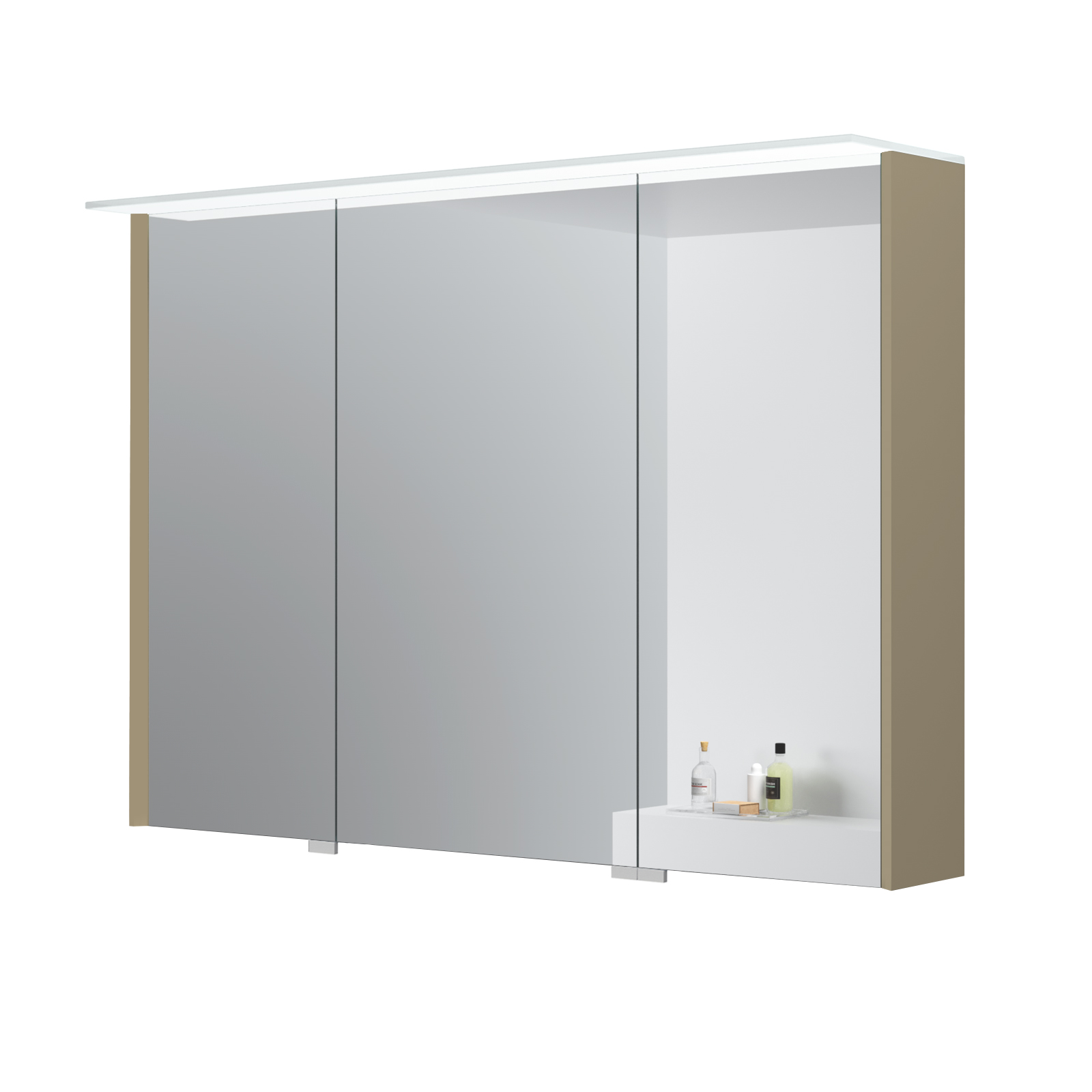 Kame peegelkapp Loft Linen 100cm