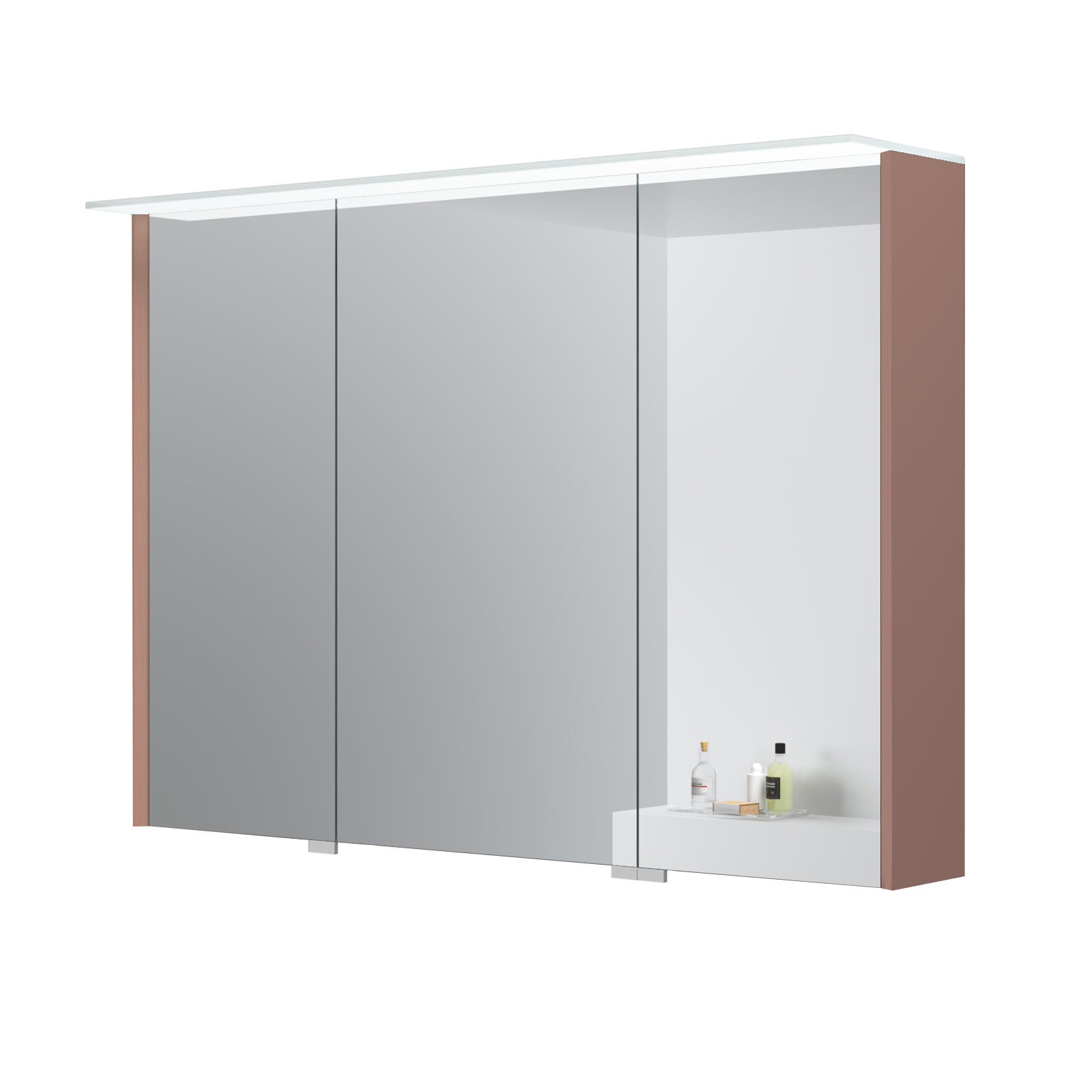 Kame peegelkapp Dusty Pink 100cm