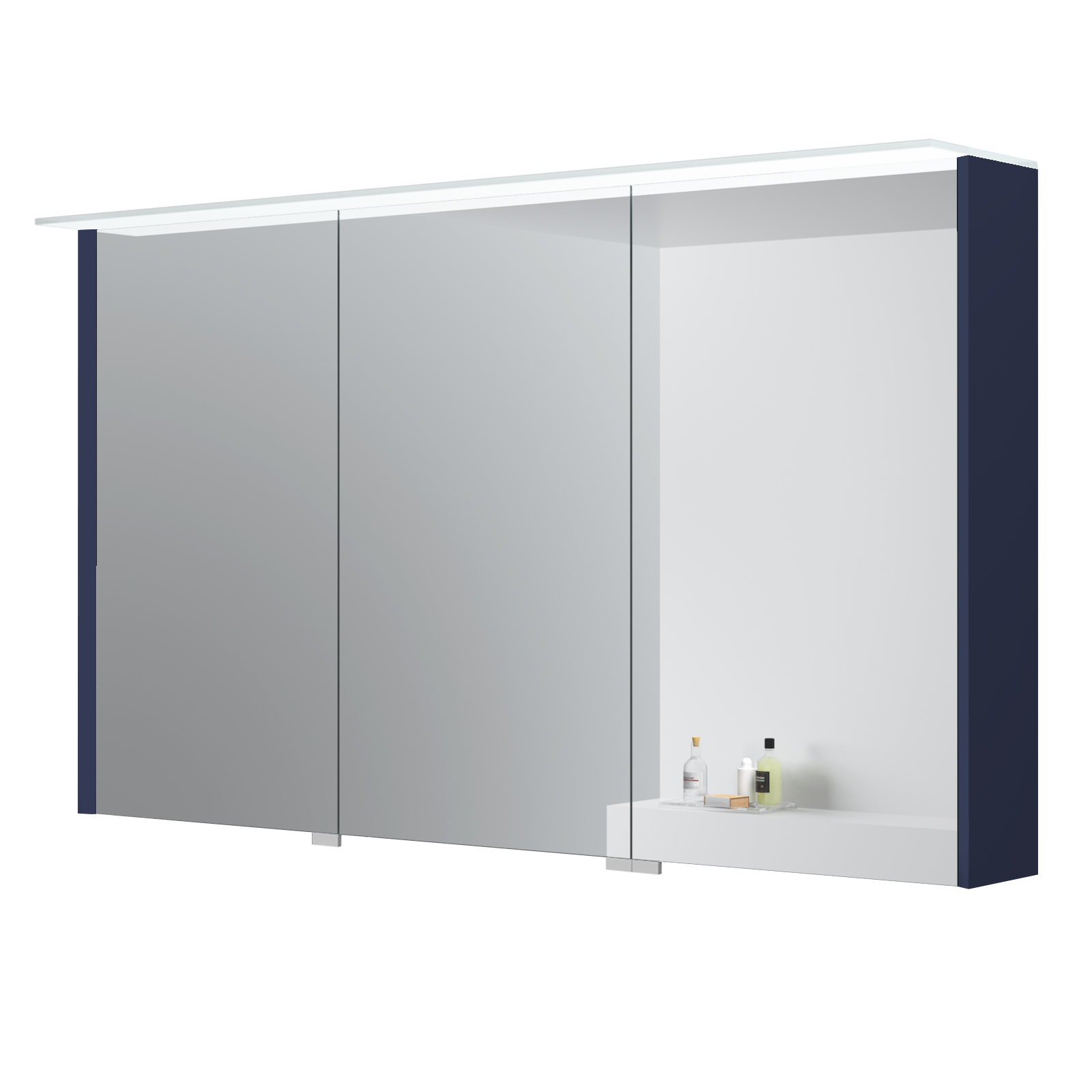 Kame peegelkapp Loft Dark Blue 120cm