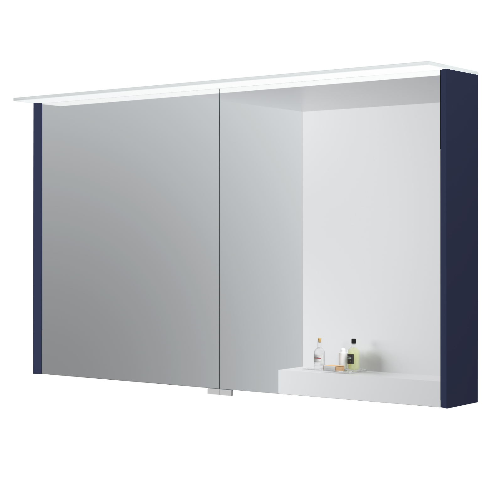 Kame peegelkapp Loft Dark Blue 120cm