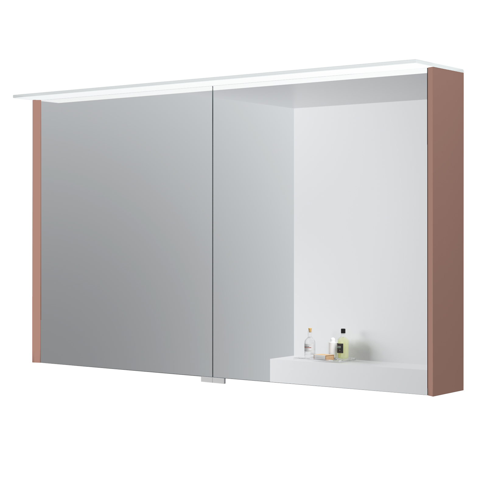 Kame peegelkapp Loft Dusty Pink 120cm