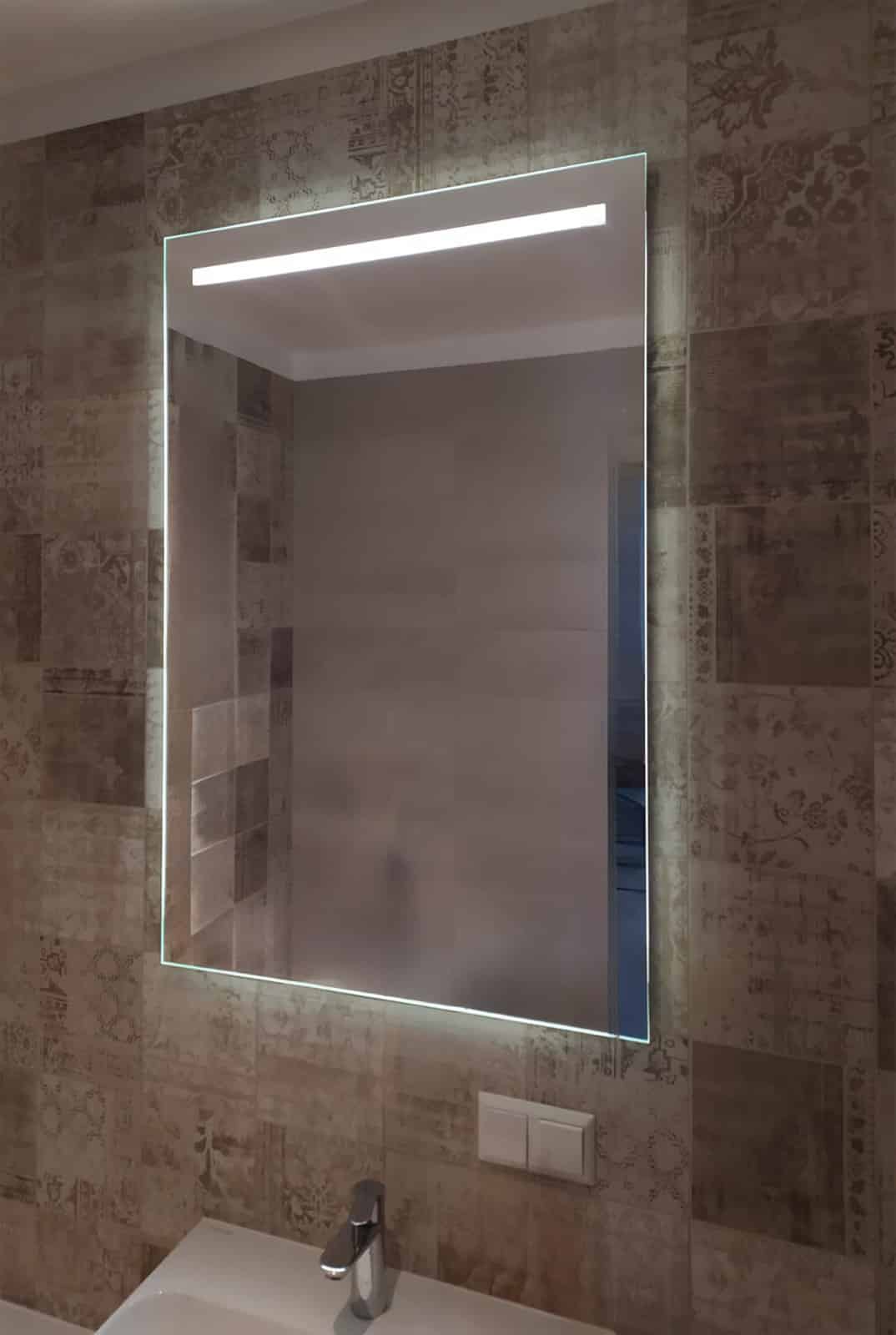 Stikla Servis valgustiga peegel Nora