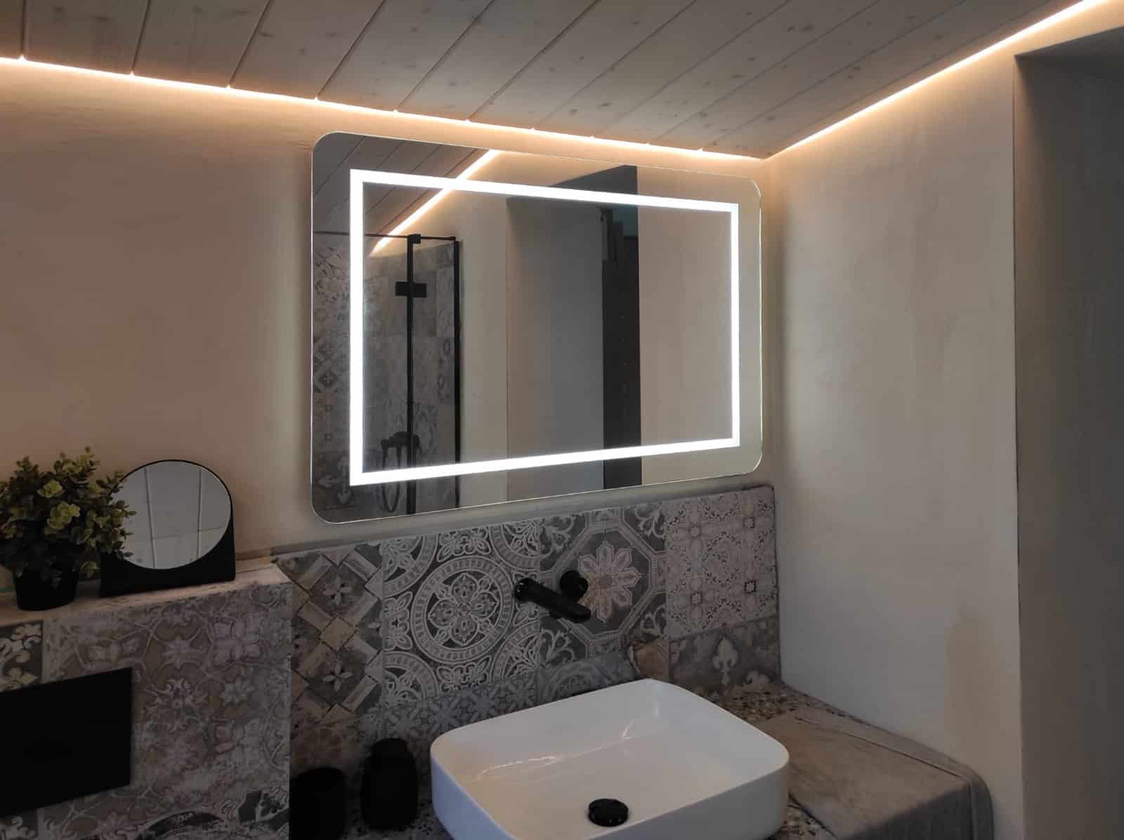 Stikla Servis valgustiga peegel Oksana 1 Oksana 3