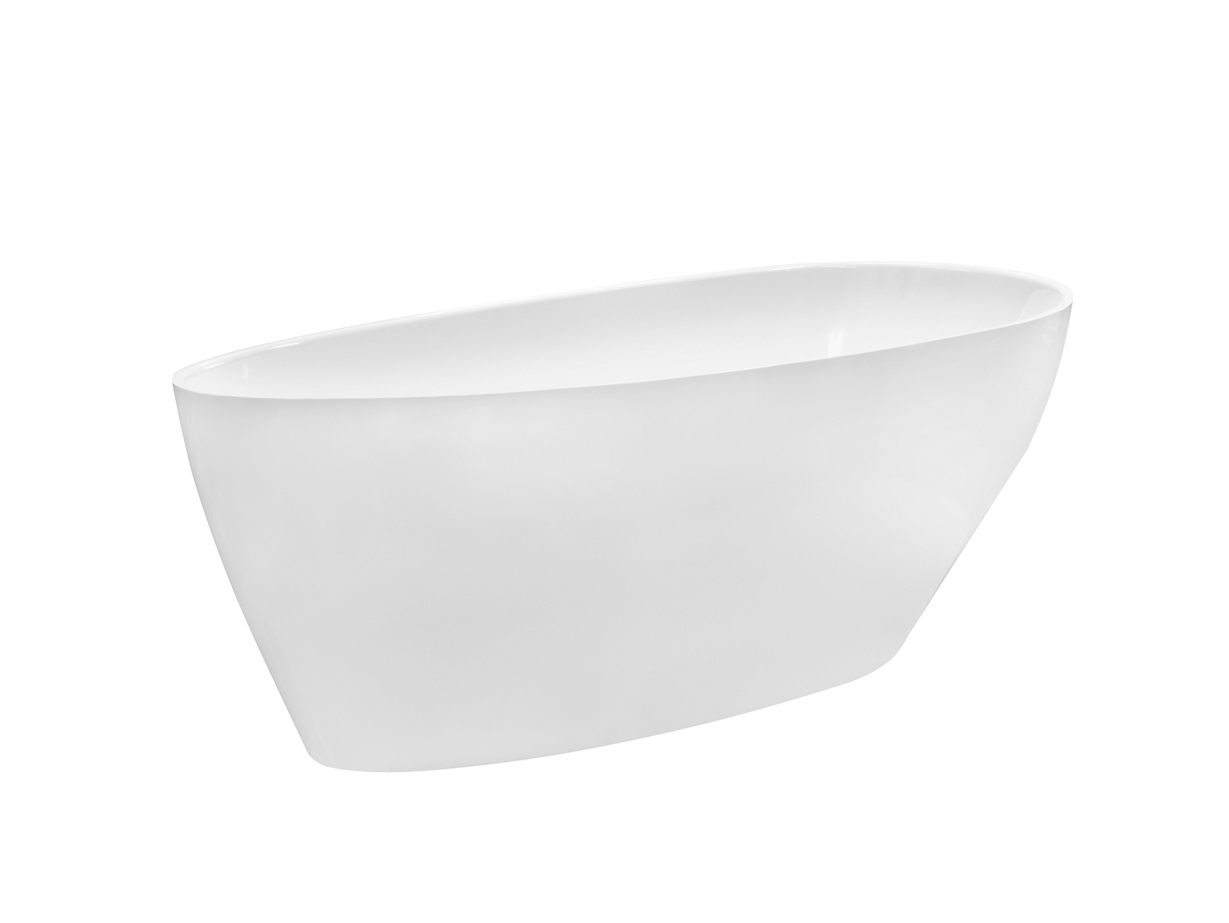 Besco kivimassvann Goya 142x62 valge läikiv