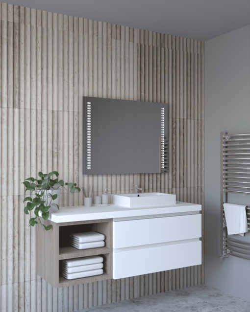 Stikla Servis valgustiga peegel Camila 1 camilla pilt