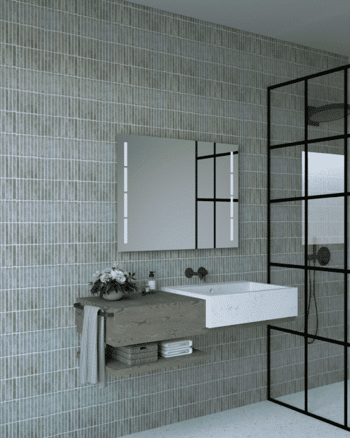 Stikla Servis valgustiga peegel Eliza 1 eliza pilt