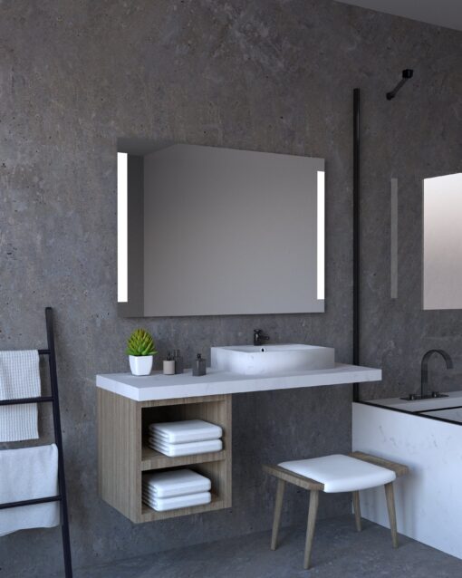 Stikla Servis valgustiga peegel Tanya 1 tanya pilt