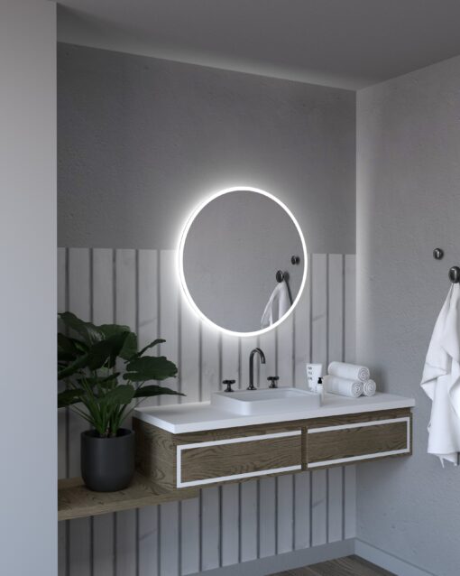 Stikla Servis valgustiga peegel Tessa 1 tessa pilt