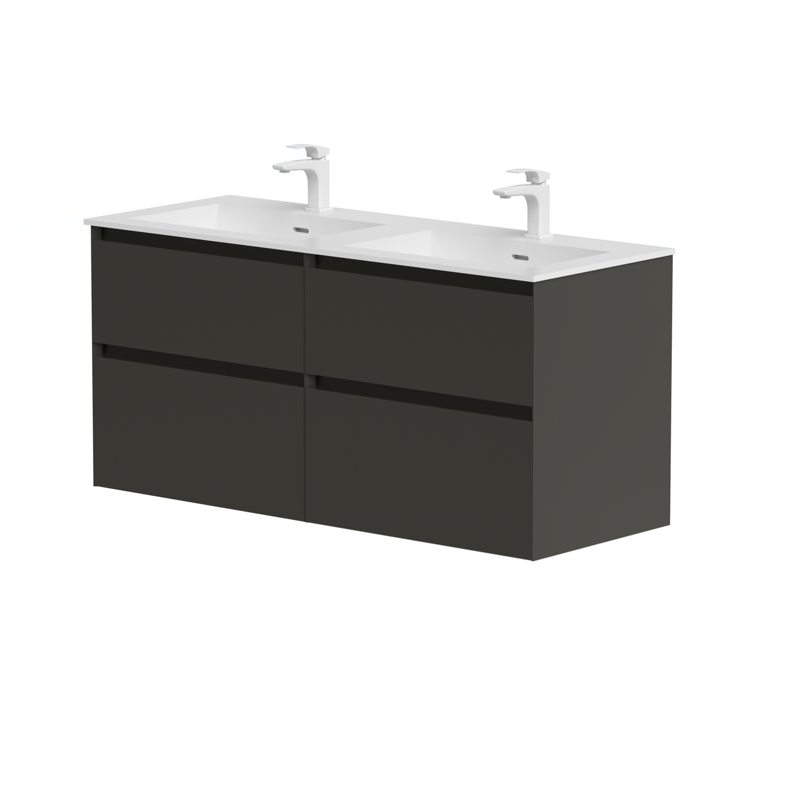 Kame valamukapp Loft 120 Antrachite Grey kahesele valamule