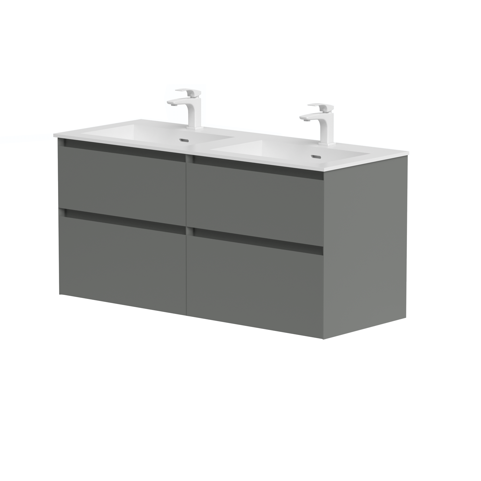 Kame valamukapp Loft 120 Grey Stone kahesele valamule