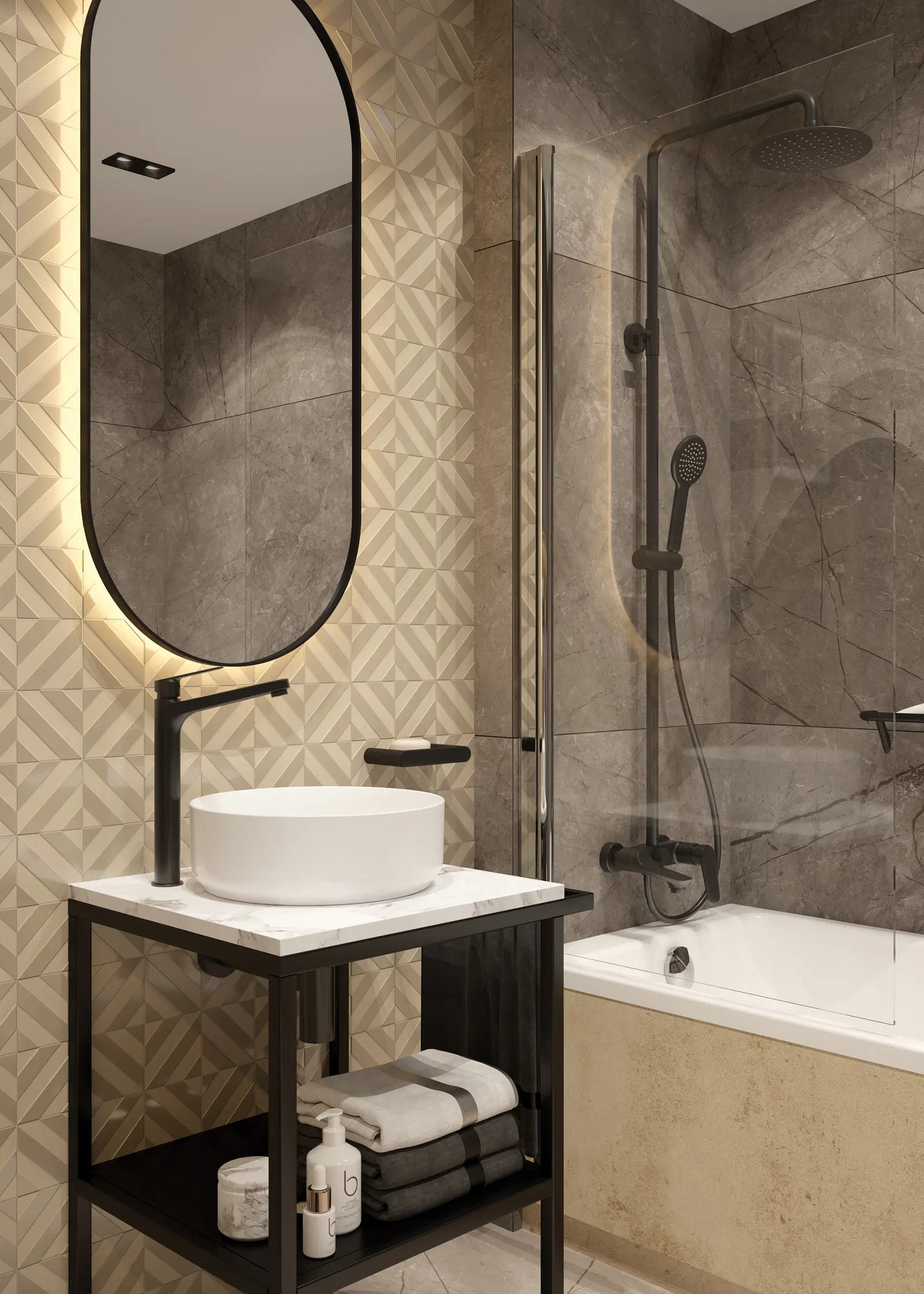 Deante vannisegisti komplekt Coriander must matt 2 NAC N1JM PILT