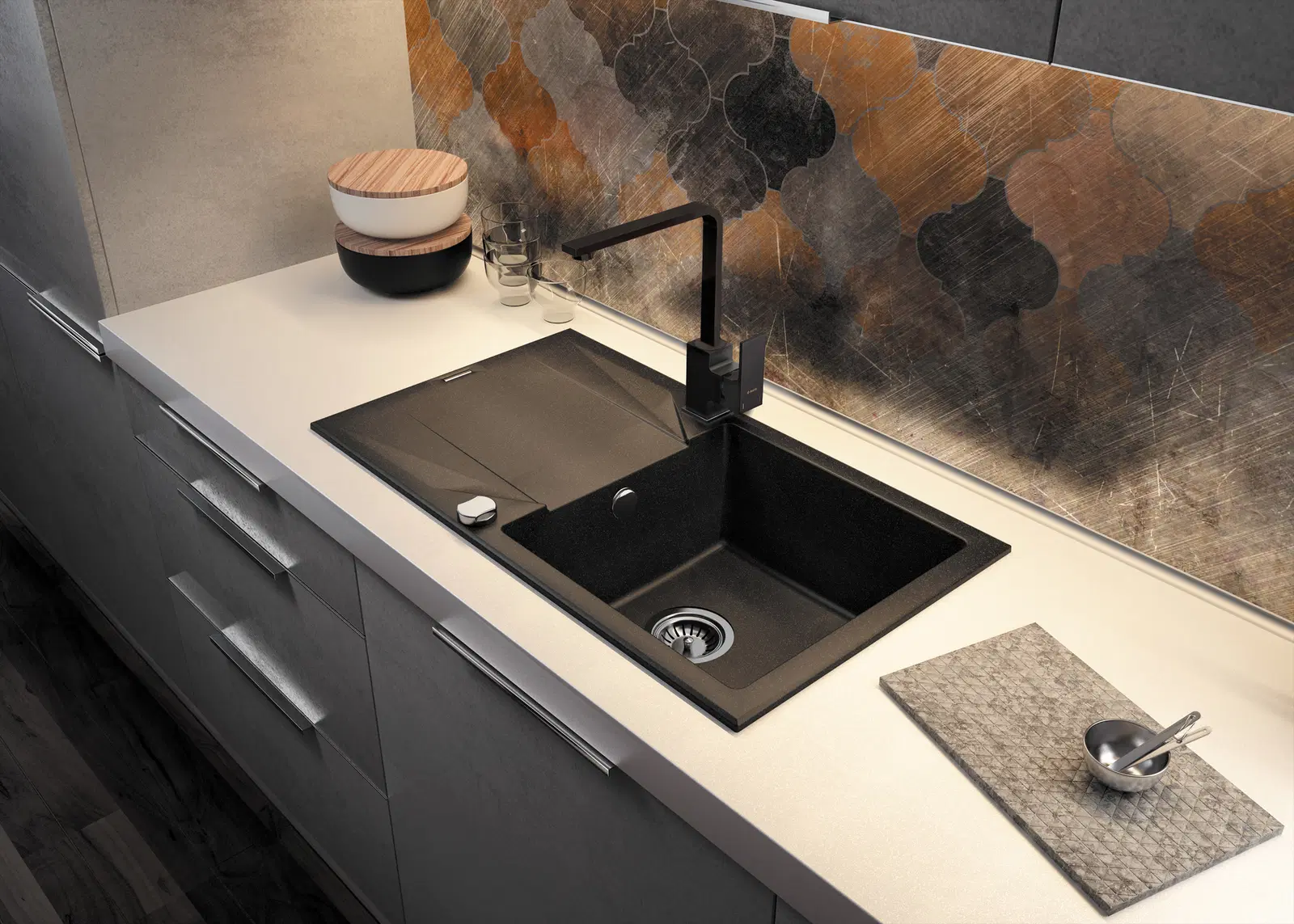 Deante Anemon köögisegisti must matt 2 RGB BBZ N62M ZQJ 2113 MUST KOOGISEGISTI 1