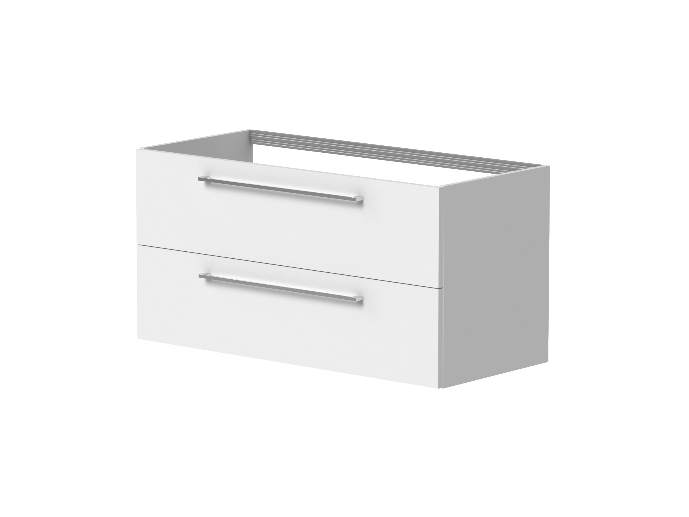 Kame Gama töötasapinna alune kapp 100 valge läikiv