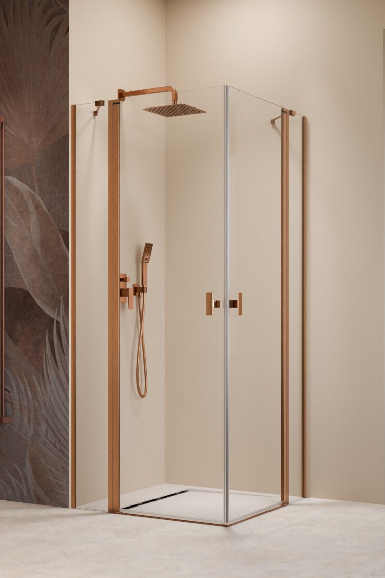 Avaleht 1 Radaway dušiuks Nes Brushed Copper H-KDD-II 100x200 harjatud vask parem