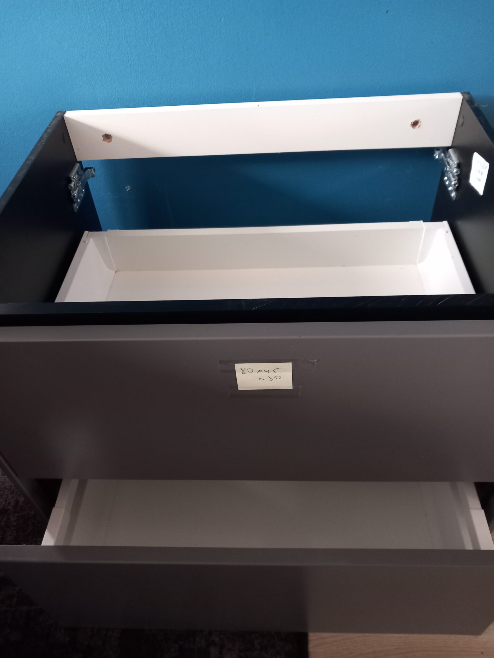 SOODUS!  töötasapinna alune kapp hall 60x45cm push/open